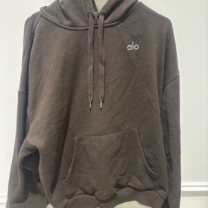ALO Yoga women’s brown hoodie
